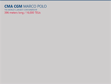 Tablet Screenshot of cmacgm-marcopolo.com